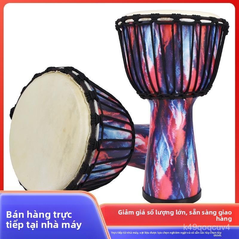 Trống djembe 10 inch vật liệu composite TMAX chuyên nghiệp cho người mới học biểu diễn âm hay