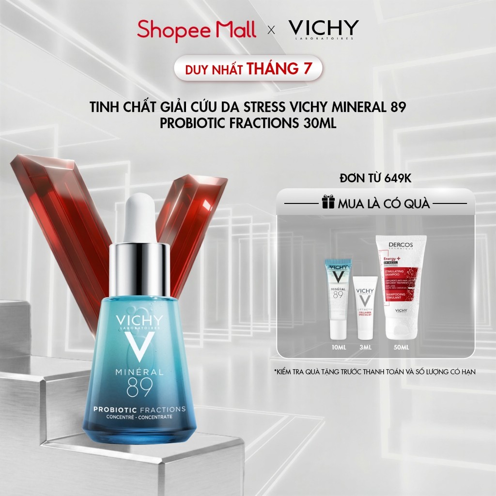 Tinh chất giải cứu làn da tức thì Vichy Mineral 89 Probiotic Fractions 30ml
