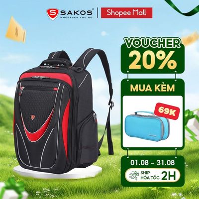 Balo Laptop Du Lịch Thể Thao Cao Cấp SAKOS NEO LAMBORGHINI 17 Inch Phong Cách Năng Động Quai Đeo Êm Ái