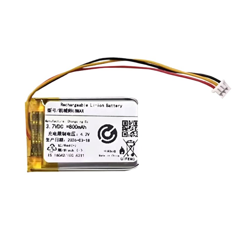 Thích hợp cho Pin Chuột Không Dây Mechanic L8 MaX / L8 Pin Lithium 3.7V 800mAh