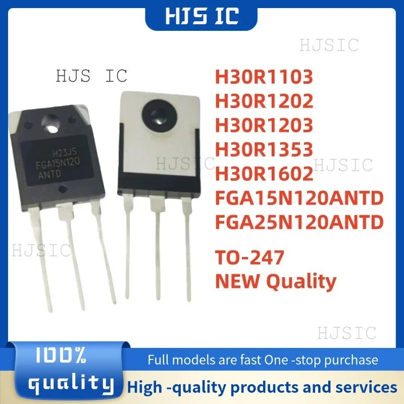 5 CHIẾC H30R1102 H30R1203 H30R1203 H30R1353 H30R1602 TO247 FGA15N120ANTD FGA25N120ANTD TO3P Bán Buôn