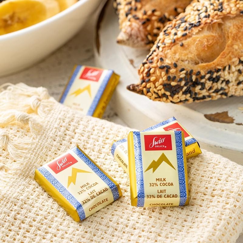 Thụy Sĩ Nhập Khẩu Swiss delice delice 72% Cacao Nguyên Chất Bơ Sữa Sô Cô La Đen Khối Ăn Nhẹ Kẹo LS26