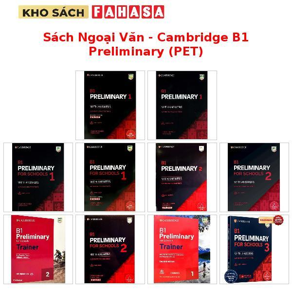 Sách Ngoại Văn - Cambridge B1 Preliminary (PET)