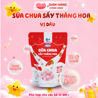 Sữa Chua Sấy Khô YoBite Kids 20Gr Vị Dâu Tây - Bổ Sung Lợi Khuẩn Probiotics - Hỗ Trợ Ăn Dặm Cho Bé