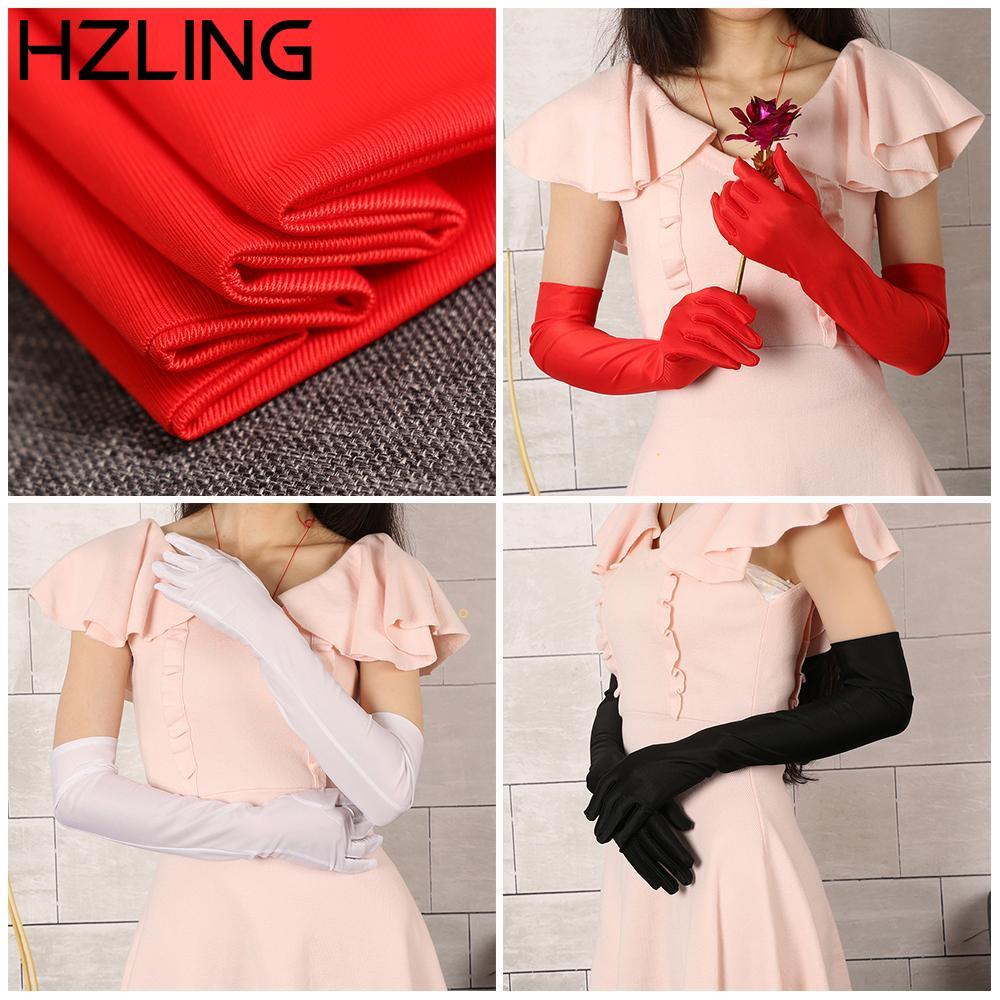 HZLING Thời Trang Dài Cưới Nữ Satin