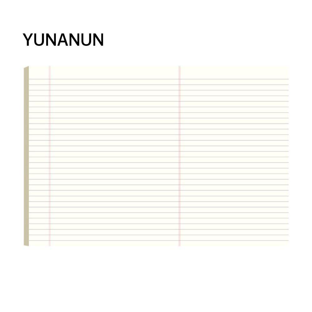 YUNAUN 50 tờ Giấy dự thảo, Học sinh viết kế hoạch tư duy A3 Notebook, Đơn giản có thể xé được A3 Not
