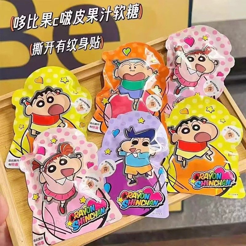 Giải trí qq Gummy dobby dobby Văn phòng Marshmallow dobby Joint Hương vị trái cây Xoài Crayon Shin-C