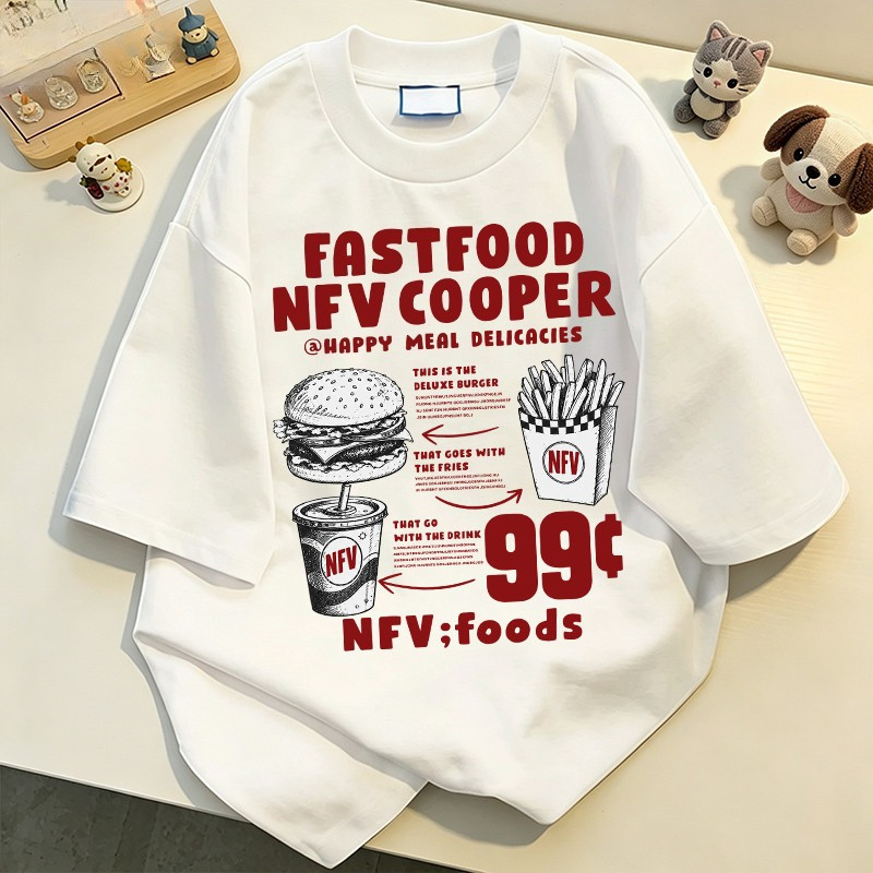 COD✅ (Hồ Chí Minh)RTOML  áo xinh uniqlo mall áo thun nữ ôm body áo thun trơn form boxy thức ăn nhanh