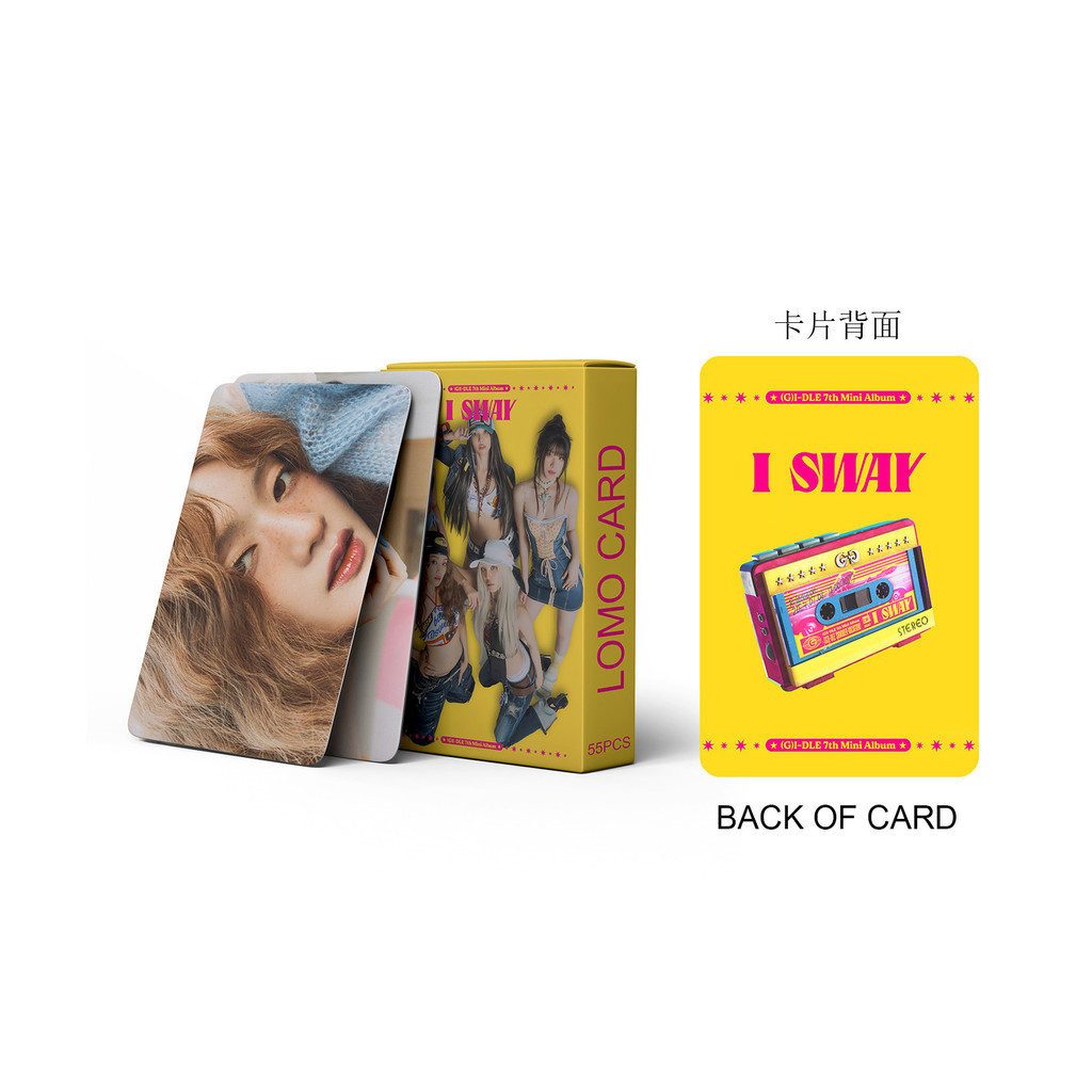 55 Gidle Album Mới [I SWAY] Cards (G) -id Star KPOP Hàng Hóa LOMO Photocards