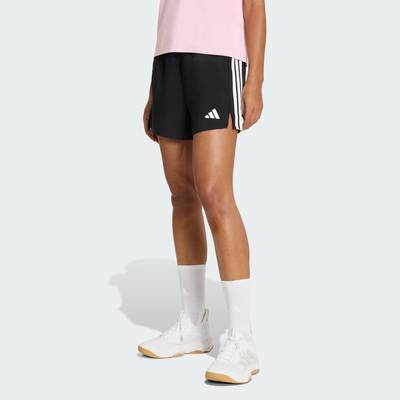 adidas Gym & Training Quần Short Dệt Tập Luyện 3 Gạch Essentials Nữ Đen JY5191