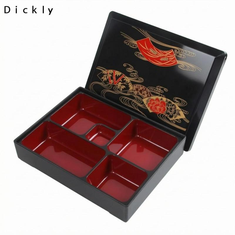 5 ngăn Bento 5 ngăn Hộp cơm trưa Bento phong cách Nhật Bản Hộp cơm trưa Bento Hộp đựng bữa ăn