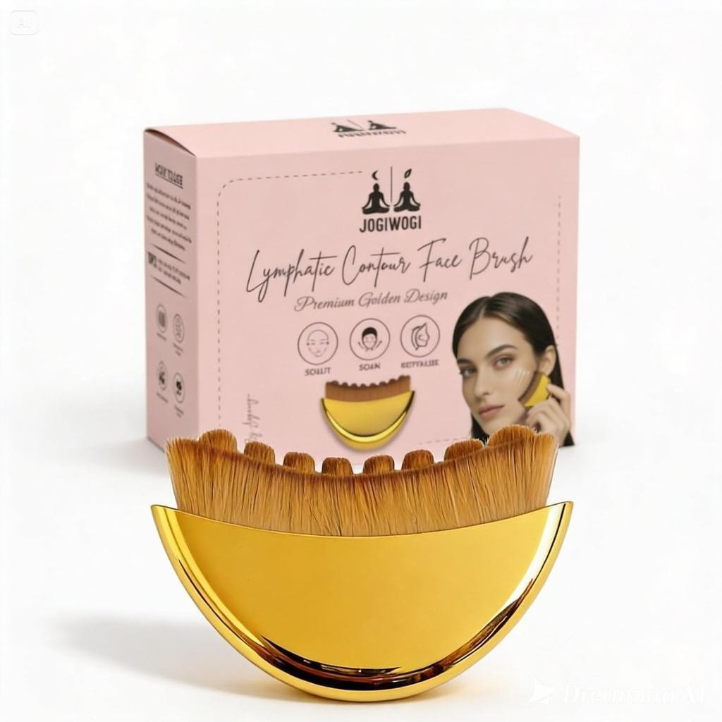 LymphaticContourFaceBrush – LymphaticDrainageMassagerforFace, DoubleChinReducer, JawlineSculpting, G
