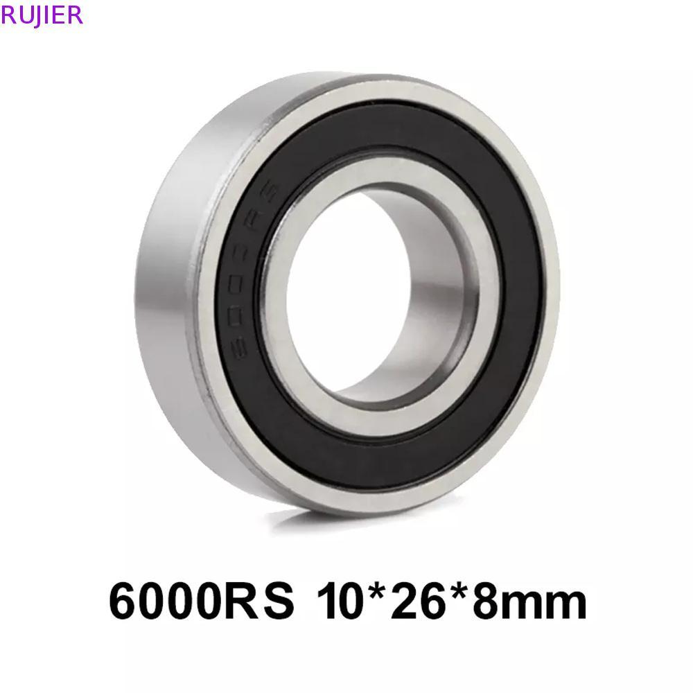 Vòng bi RUJIER Cao su đôi Vòng bi thu nhỏ chất lượng cao 6000RS Niêm phong cao su rãnh sâu 6000-2RS