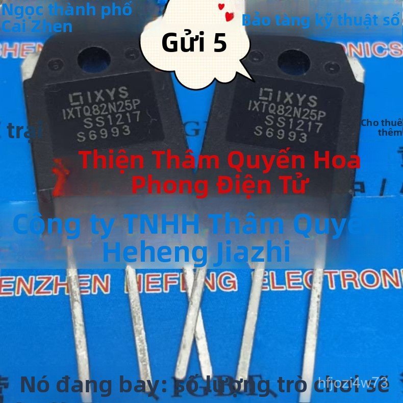 Bộ 5 transistor trường MOS IXTQ82N25P TO-3P 250V 82A linh kiện điện tử chính hãng nhập khẩu cao cấp