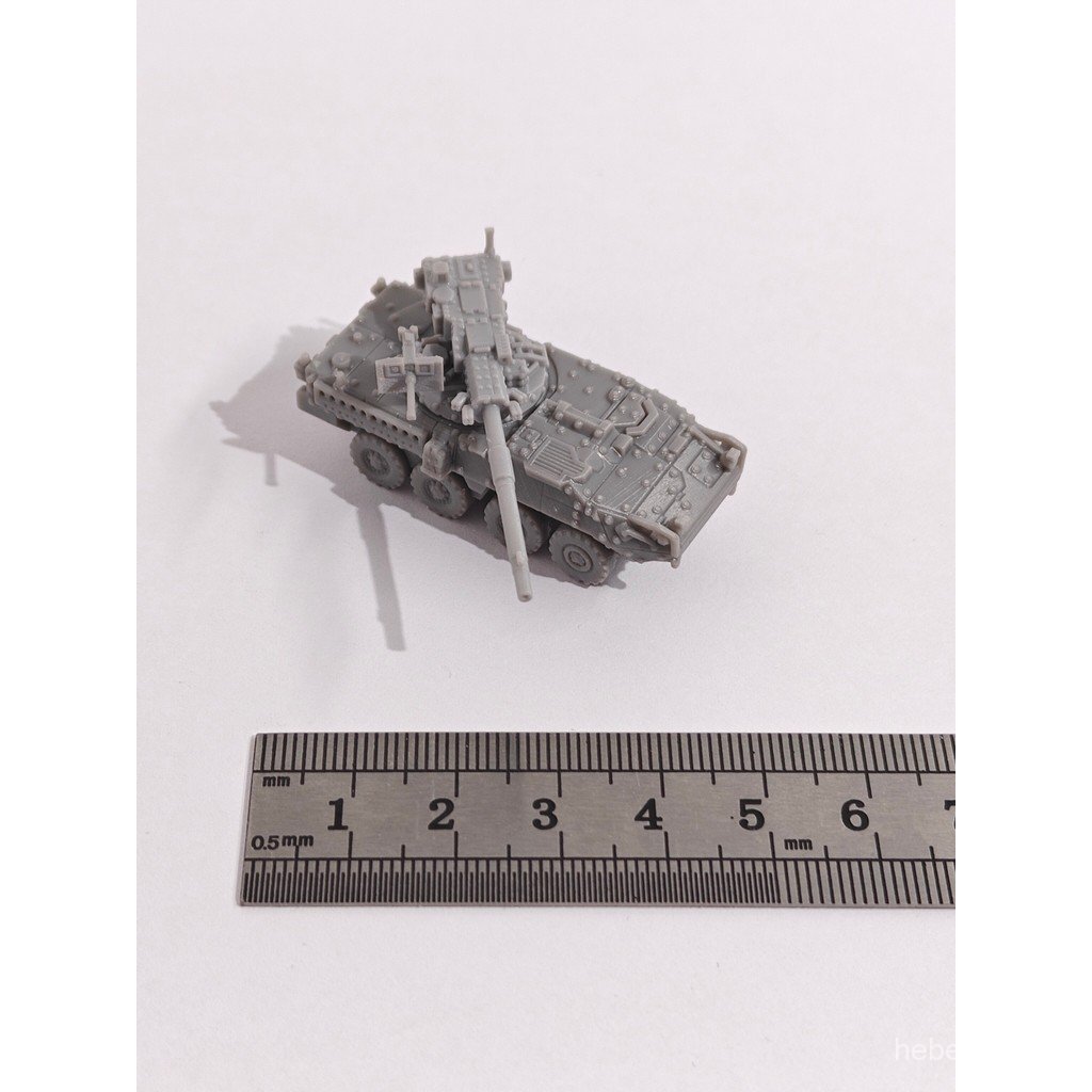 Tỉ Lệ 1 / 144 Stryker M1128 Bánh Xe Tấn Công Súng Bàn Cát Mô Hình Thu Nhỏ F348
