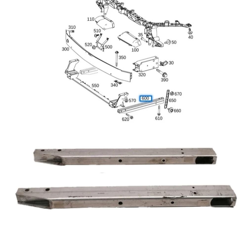 Bảng hỗ trợ tản nhiệt A1776225100 Dành Cho Xe Mercedes Benz A-Class W177 A200 A220 A180 2021-2024