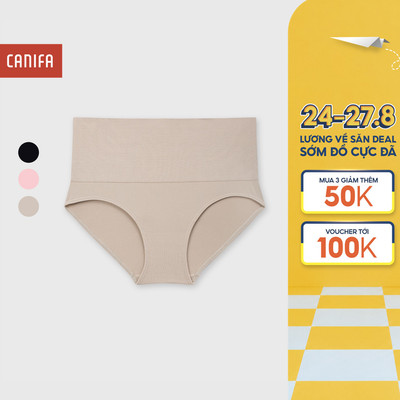 Quần lót nữ CANIFA cạp cao mềm mại co giãn tốt 6UP26A003