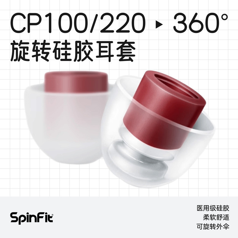 Vỏ tai nghe silicon Spinfit CP145 sf CP155 / CP360 / CP800 / CP240