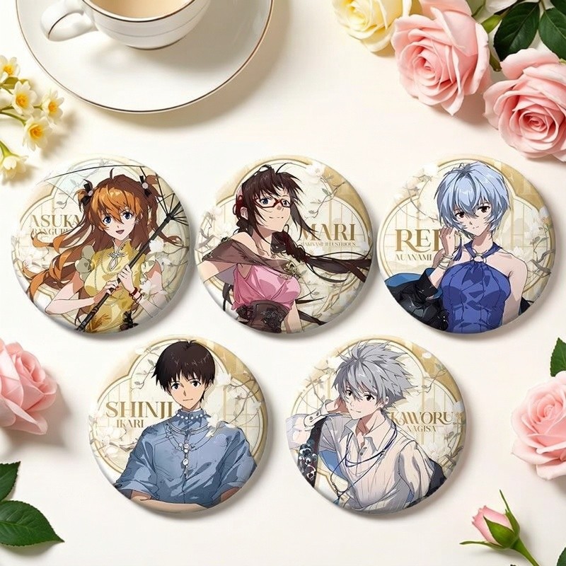 Evangelion Evangelion Zhaohua Series Asuka Ling Polly Ikari Shinji Shinji Shinji Po Huy Hiệu Thanh C