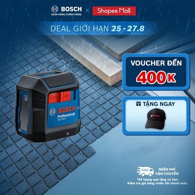 Máy cân mực laser Bosch GLL 50 G – Laser tia xanh, hiển thị rõ, chính xác cao