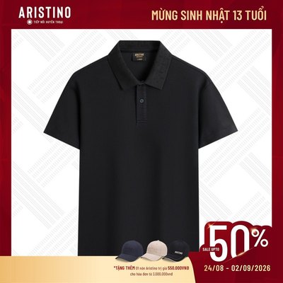 ARISTINO Áo Polo Nam Ngắn Tay Business Regular 1PS602EDP01 Cotton Mềm Mại Thoáng Mát Thấm Hút Co Giãn