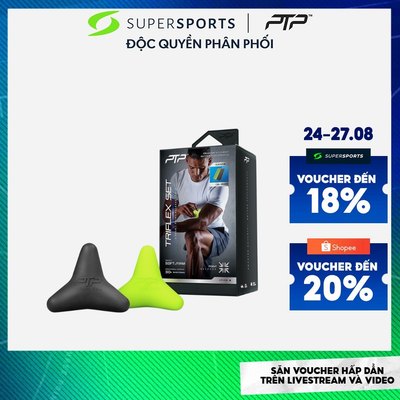 Tam Giác Đàn Hồi Phối Hợp Mát Xa Ptp Triflex Combination Black & Lime - Đen - TF COMBO ADS17