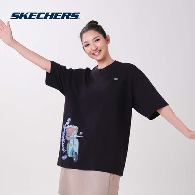 Áo Thun Tay Ngắn Unisex Skechers Skechers X Cloakwork Short Sleeve Tee - SL326U666-0018
