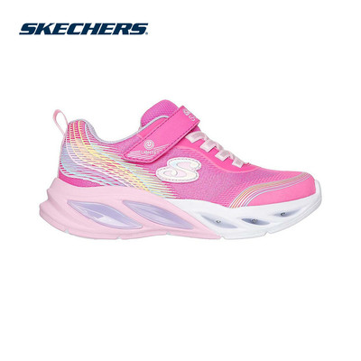 Giày Thể Thao Bé Gái Skechers S-Lights Cosmic Glow Rainbow Beam - 303709L-PKMT