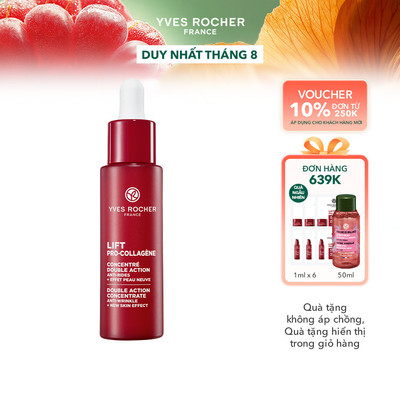 Tinh chất đậm đặc giảm nếp nhăn và tái tạo da Bakuchiol 0.5 Retinol Thực vật Yves Rocher Lift Pro-Collagene 30ml