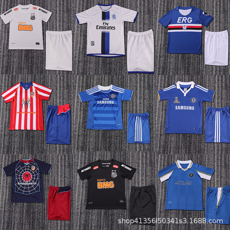 Vận chuyển nhanhBộ đồ ngắn tay Chelsea Retro Jersey 11-12 No. Áo bóng đá 9 Torres Santos Marquee