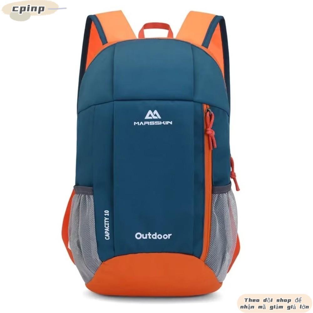 Túi Du Lịch CPINCP, Ba Lô Leo Núi Dây Kéo 10L, Dung Tích Lớn Bền Đẹp Sinh Viên Polyester Daypack Thể Thao Ngoài Trời