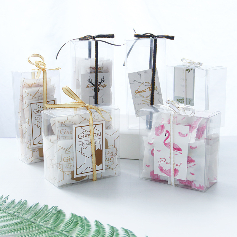 Ins Style Influencer Nougat Bông Tuyết Sắc Nét Hộp Đóng Gói Bánh Quy Hộp Bánh Quy Nougat Bánh Quy Kẹ