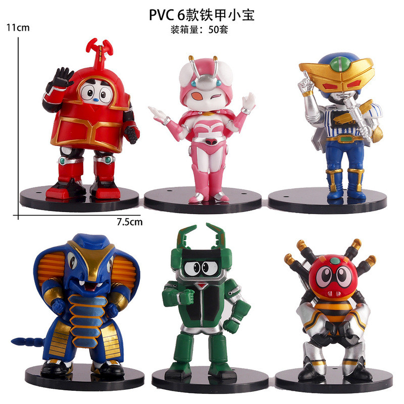 Ironclad Little Treasure Cockroach Bully Phiên bản Ánh kim Sắc màu Sân khấu được sơn hoàn chỉnh Mô h