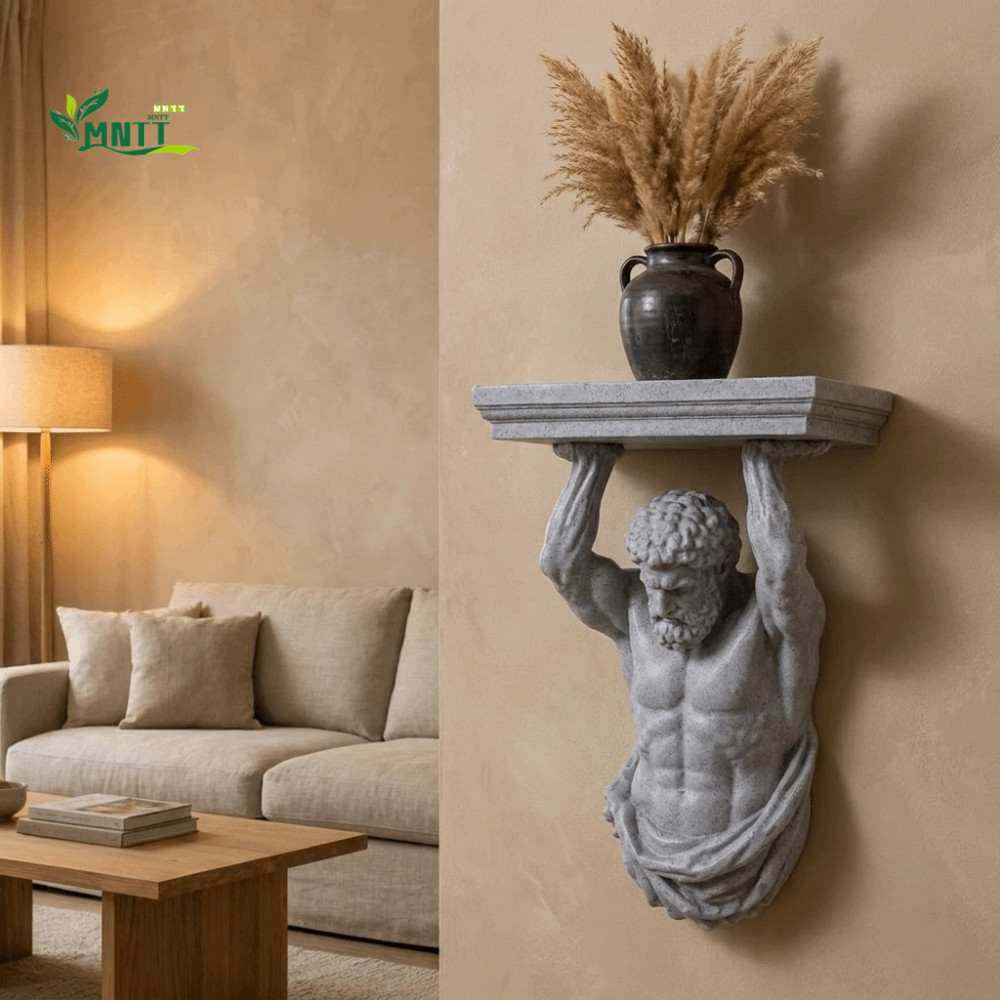 Kệ treo tường MNTT Atlas 3D in trang trí nội thất cổ điển