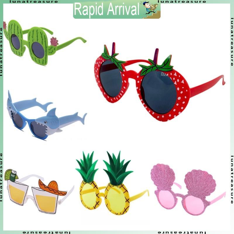 Lun Tropical Luau Party Sunglasses Fun Dress Hawaiian Party-Favor Glasses