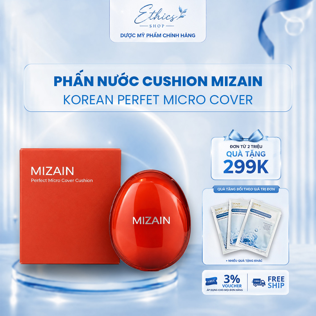 Phấn Nước Cushion Mizain Korean Perfet Micro Cover Hàn Quốc mẫu mới 2024
