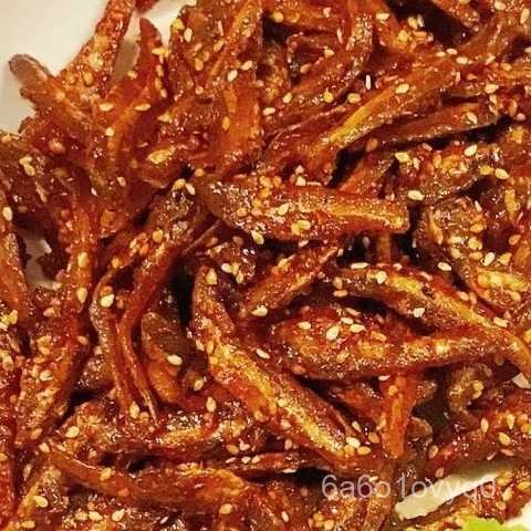 Cá trích nhỏ cay thơm, cá trích khô, cá trích nhỏ, cá trích, cá khô nhỏ Quảng Tây Hải sản khô