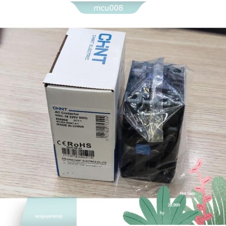 Contactor khởi động từ 18A NXC-18 Chint