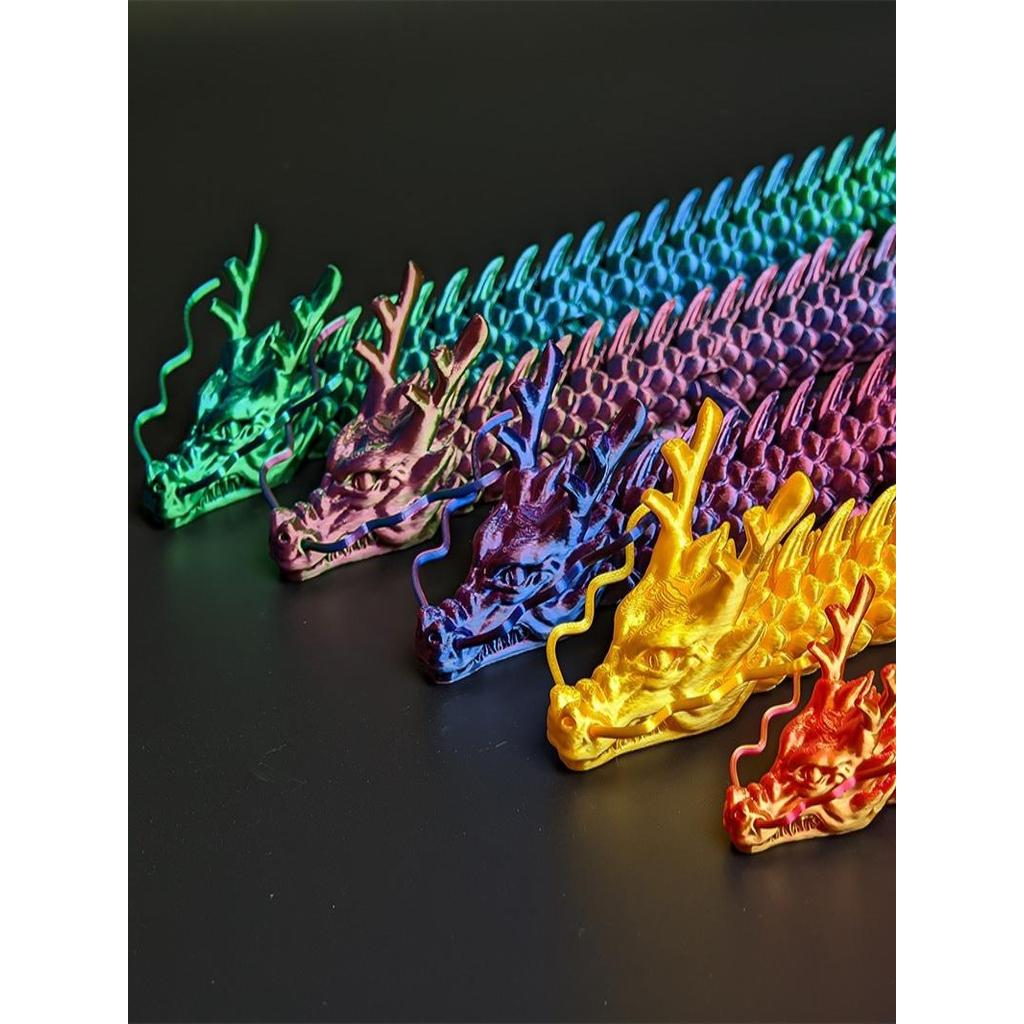 3D In Hình Rồng Đồ Trang Trí Rồng Trung Quốc 3D Rồng Thủ Công Quà Tặng Điểm tham Quan Gian Hàng Làm 