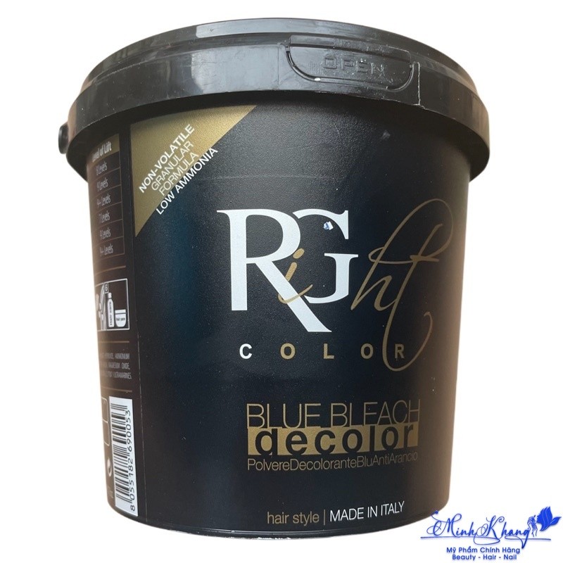 Bột tẩy màu tóc Right Color RG Blue Bleach Decolor 500gr | MK |