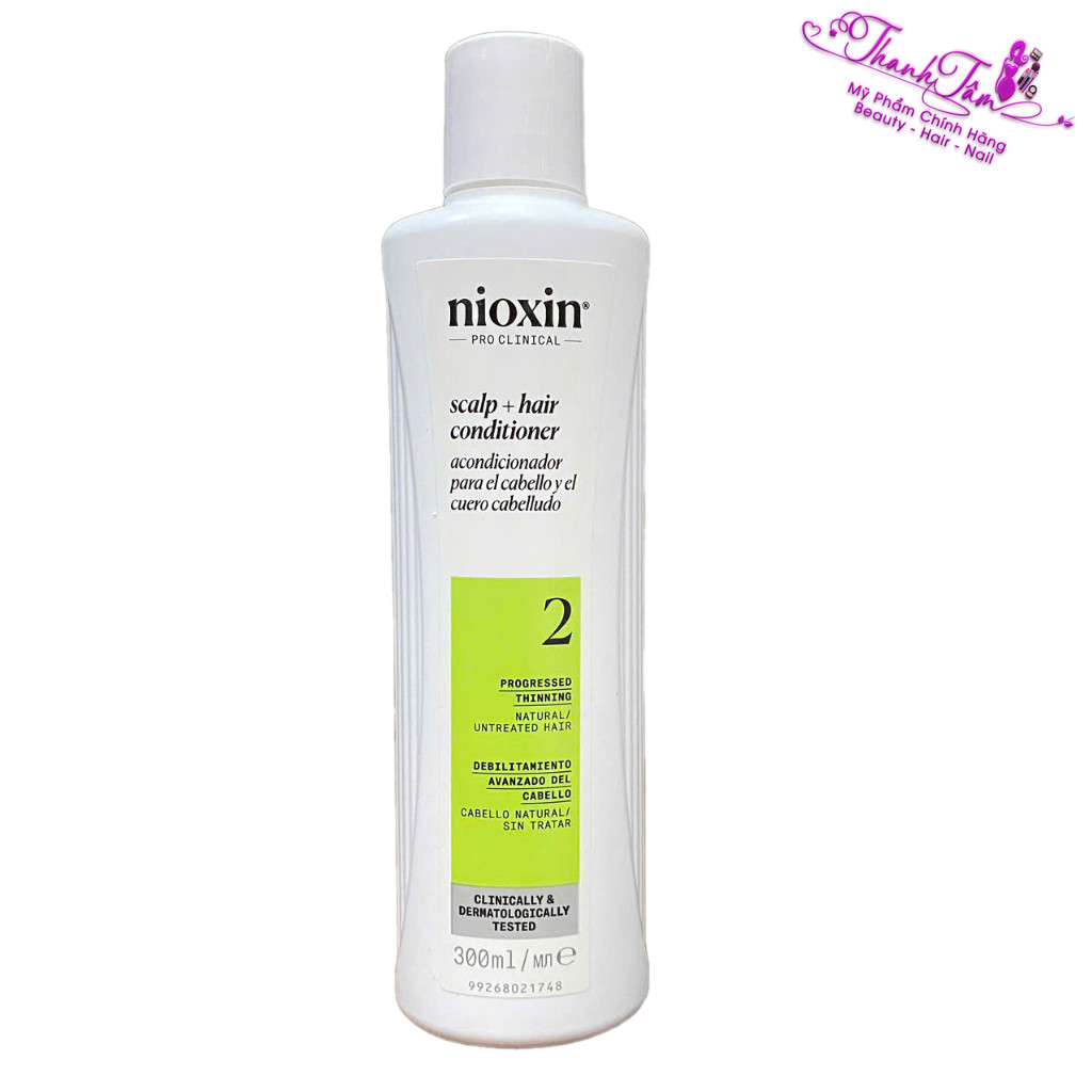 Dầu xả chống rụng tóc Nioxin System 2 Conditioner 300ml ( Natural Hair ) - NN