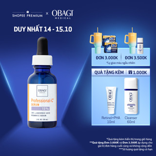 [VOUCHER SVIP 20%] Serum Vitamin C 15% Dưỡng Sáng Da & Chống Oxy Hóa Obagi Professional-C 30ml