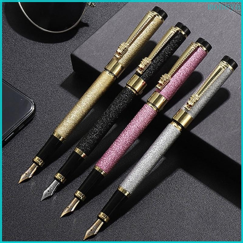 Business Students Fountain Pen 0.5mm for Extra Fine Metal Nib Pen Calligraphy Pe