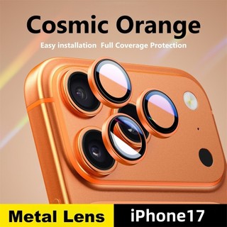 [Cam vũ trụ] Vòng kim loại màu cho tấm bảo vệ ống kính máy ảnh không khí IPhone 17 Pro Max cho iPhone 14 15 16 Pro Max Plus Phim ống kính máy ảnh thủy tinh
