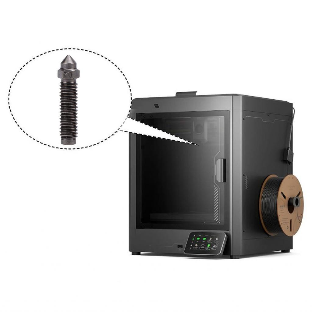 Treee WALFRONT 2 Vòi Phun Máy Phun Thép Cứng 0.2 Mm Phù Hợp Cho Máy In Carbon 3D In Mịn Với PLA ABS