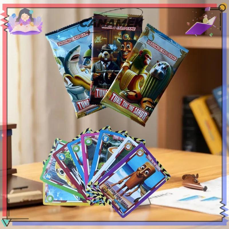 CANAMEK 1 Hộp Ý Brainrot Tungtung Saur Tralamero Tralaala Bộ Sưu Tập Thẻ Trẻ Em Trò Chơi Thẻ Giao Dị