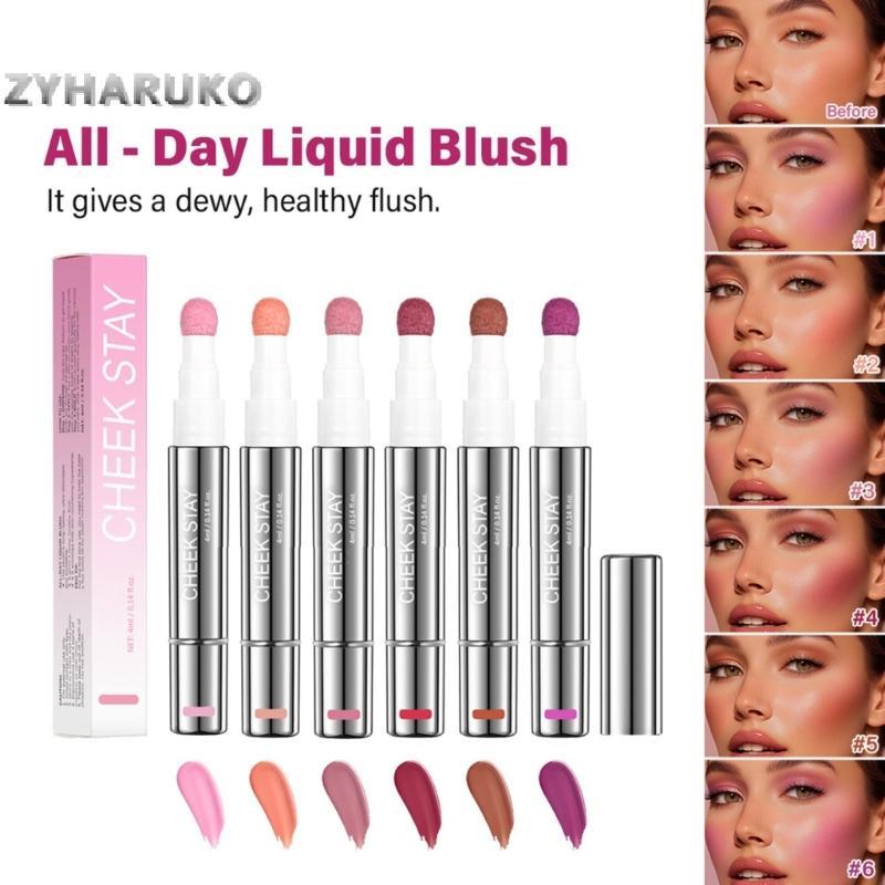 ZYARUKO Kem Liquid Blush Trang Điểm Liquid Cheek Tints Liquid Blush Soft Cream Blush Trang Điểm
