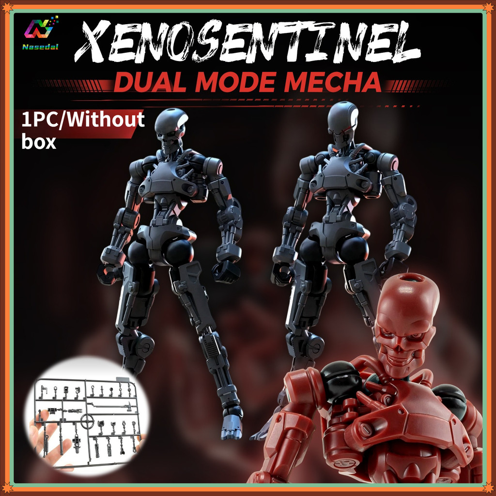 1 Bộ mô hình lắp ráp 3,75 Inch Sheik Mainland XENOSENTINEL Mecha 3MIN Project A Dual Mode Sentinel &