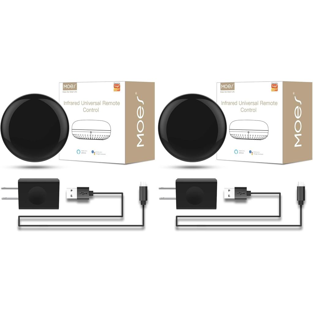 MOES WiFi Smart IR Bộ điều khiển từ xa Smart Home Hồng ngoại phổ biến Blaster, One for All Control A