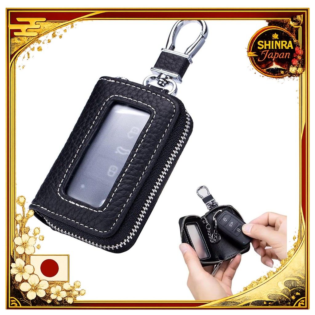 《Direct From Japan》  Coollooda Key Case Smart Key Case Car Key Case with Window Clear Window Key Hol